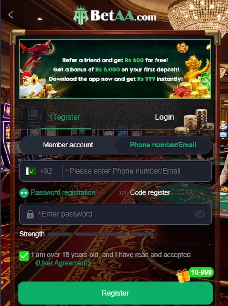 BetAA GAME REAL EARNING APP