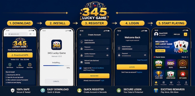 345 lucky Game Download