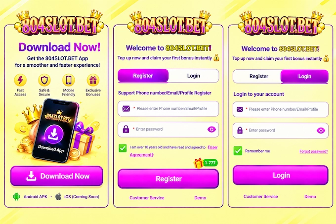 804SLOT Registration