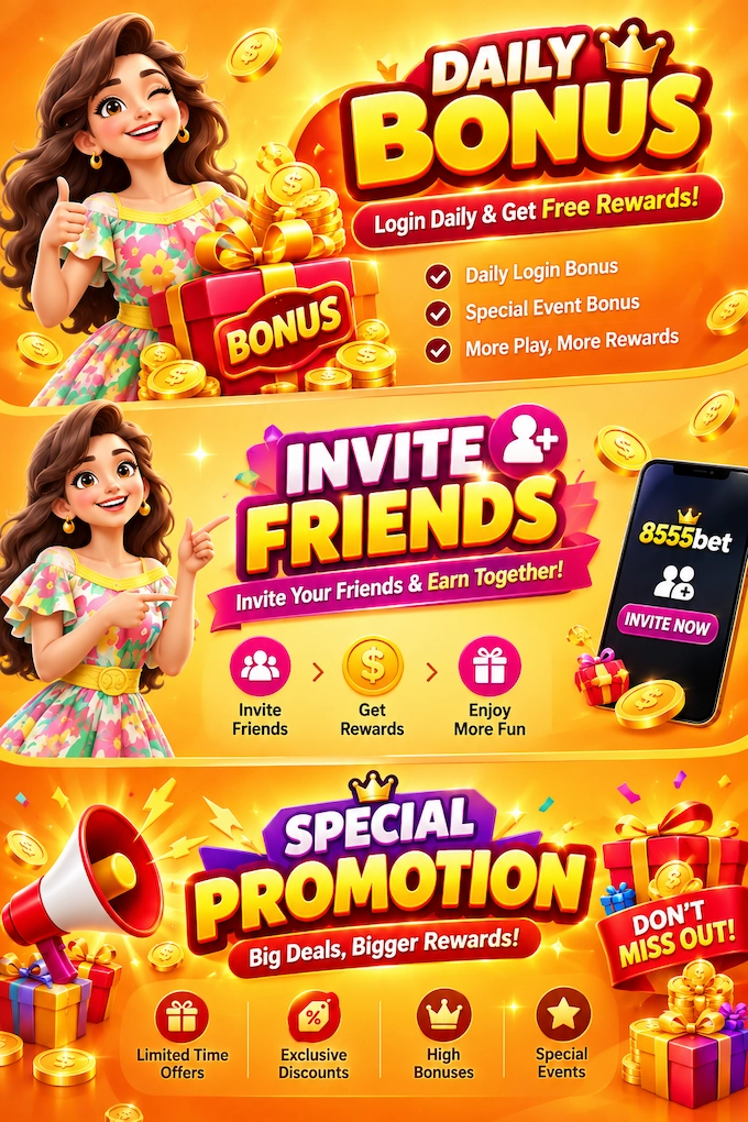 8555BET Referral Bonus