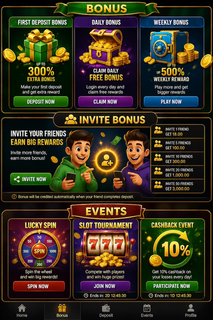 9D Game bonus