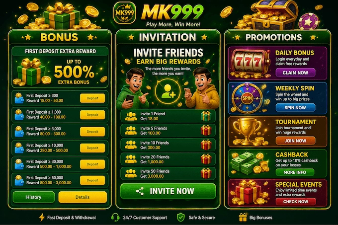 MK999 Game Bonus