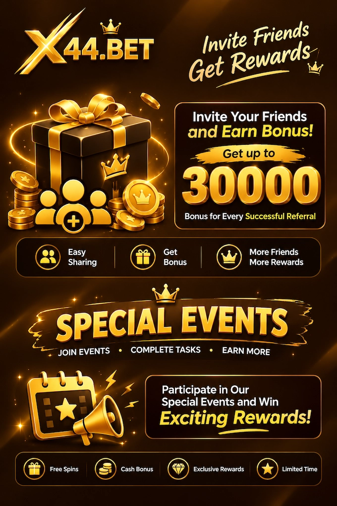 X44BET Game Bonus